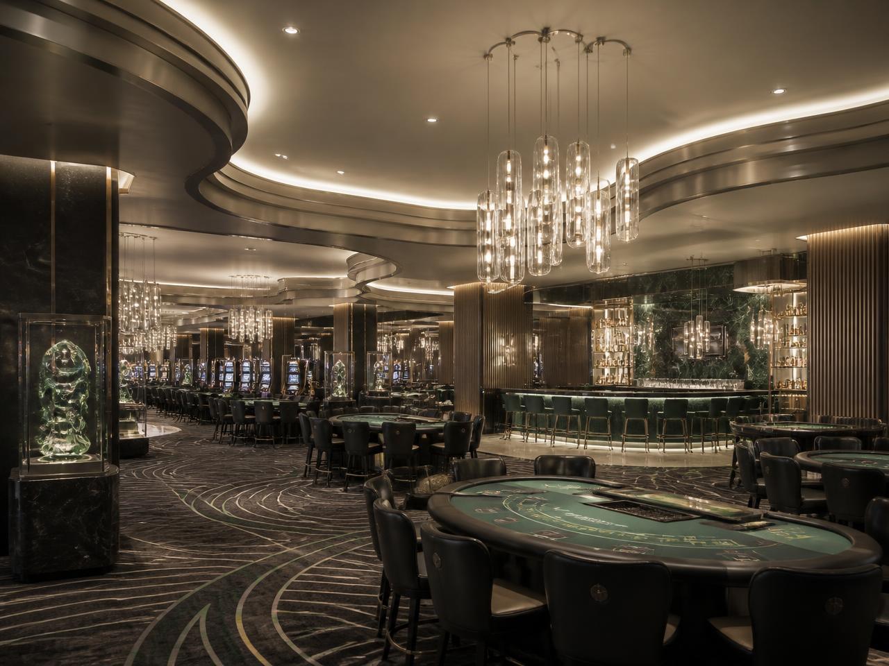 Lighting for casino interiors